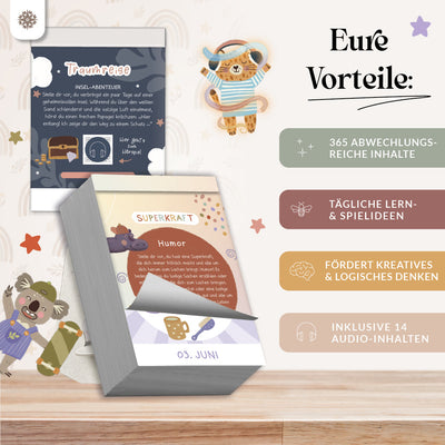 Abreißkalender für Kinder – 365 Tage Spiel, Spaß & Lernen - Jahresunabhängig